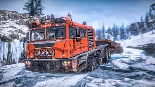 Nieoczekiwanie KOLOB Poległ :O | SnowRunner Quebec 13