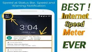 Best Internet Speed Meter Ever for Android 2018 || Mi A1 ||