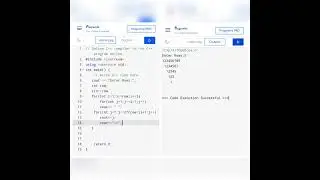 Inverted Number Pyramid in C++, PHP, Java and Python