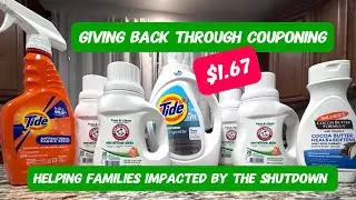 Giving Back Through Couponing | Helping Families Impacted by the Shutdown ($1.67 CVS Haul!)