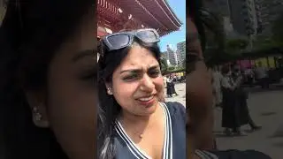 Japan la  iruka Sensoji  Temple polama ? #love #japan #sensojitemple #india #couplevlog 