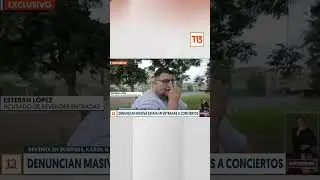 Denuncian masiva estafa en entradas a conciertos