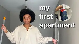 MOVING VLOG: apartment shopping, cleaning, and organizing + apartment tour!
