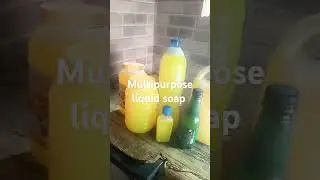 Multipurpose liquid soap available DM to order us for party soviners