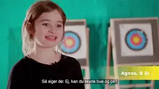 Hele familien kan gå til bueskydning sammen