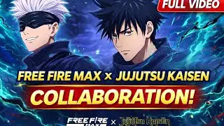 Free Fire MAX x Jujutsu Kaisen Trailer 🔥 New Anime Collaboration | FF MAX #freefiremax 