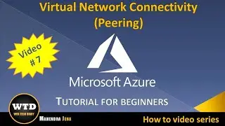 Virtual Network Connectivity - Peering