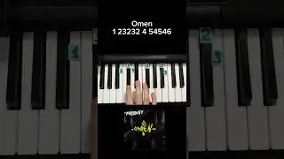 Omen the Prodigy on piano 🎹 tutorial