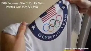 DTG: Printed Nike Dri-FIT Shirt - Stretch Test - Polyester - No Pretreatment