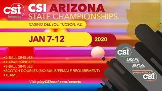 CSI Arizona State 10-Ball Finals Sean Brooks vs James Taylor