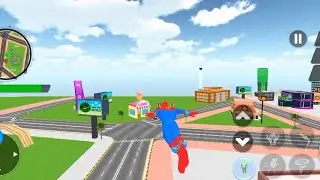 Flying Superhero in City Rescue Mission 🦸&zwj;♂️ | SPIDEY | #androidgames  #spiderman #superherogames 
