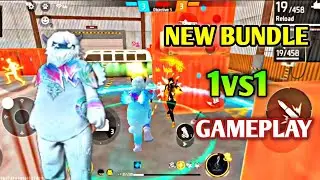 New Bundle 1vs1 Gameplay 😱 | Pro Player Fight | Free Fire
