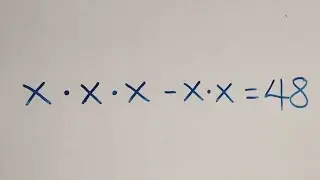 Очень интересная задача по алгебре для математической олимпиады.