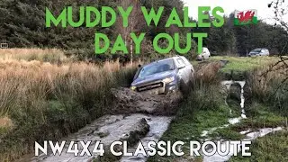 MUDDY NORTH WALES DAY OUT | discovery ford ranger, mitsubishi & suzuki | green lanes/off road 4x4
