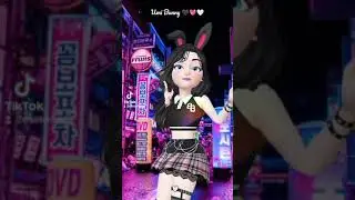 Umi Beyer bailando en las calles de Nightcore City. #bunnygirl #dancingqueen
