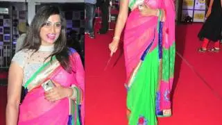 Singer Kousalya in Pink Saree  Latest Stills