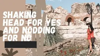 Shaking head for yes and nodding for no