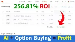AI Weekly Options Buying Trading 🤖 My Live Proof