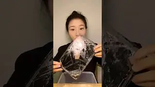 Thin crunchy ice eating asmr