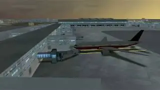 Airline Commander || Boeing777 || Full Landing || Simple Takeoff with Microbursts weather