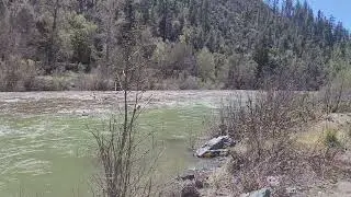 Two Rivers Meet but not Mix