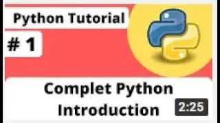Let 1 Python Tutorial || Python Programming Tutorial for Beginners||Course Introduction|| Green Life