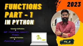 #22 function in python | python functions | functions part 1 | viraj_py