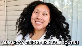 QUICK AND EASY SKINCARE ROUTINE (DAY☀️AND NIGHT🌌) 2023 | Ashkins Curls
