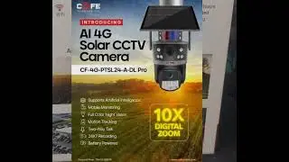 COFE 4G Solar Camera | No WiFi No Power Needed 🔆📹