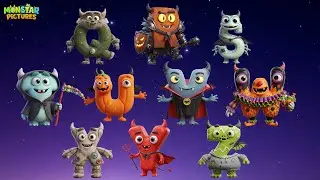 Learn ABC with Halloween Monsters | Cute Alphabet Song for Kids and Toddlers