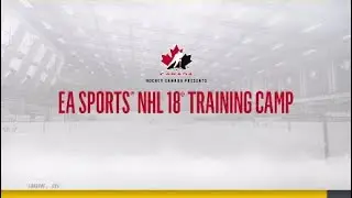 EA Sports NHL 18 Training Camp | Passing, Shooting, Deking Drills | Skills Training W/ Tom Renney