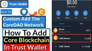 #core  #dao  Mainnet add Trust #wallet  How to add core in trust wallet Core Mainnet to trust wallet