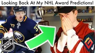Comparing My NHL Award Predictions To The Final Candidates (2019 Hockey Trophy Prediction Look Back)