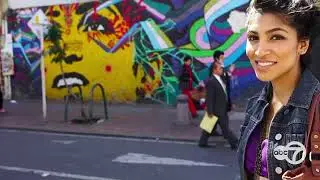 Who is the subject of Chicago's West Loop mural painting?