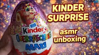 ASMR UNBOXING KINDER MAXI #3