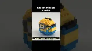 Stuart Minion K89 Mini Blocks Preview #lego #brick #miniblock #nanoblock