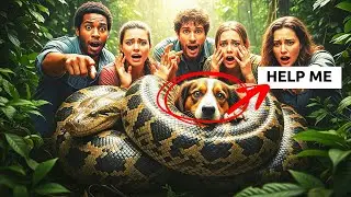 From Backyard Cricket to a Deadly Jungle Attack | Brave Dog Saved from a Giant Anaconda 🐍🐕 ||