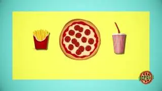 Vector Pizza Ads. with AE (Pizza Reklam Animasyonu)