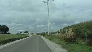 Driving On Route de Quenropers From Rostrenen To Lanhellen, C&ocirc;tes-d'Armor, France 4th September 2022