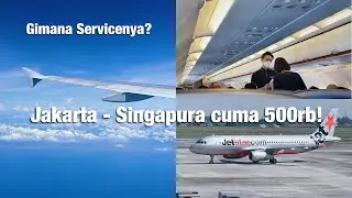 MURAH! Review Pesawat JETSTAR Asia rute Jakarta ke Singapore (3K202)