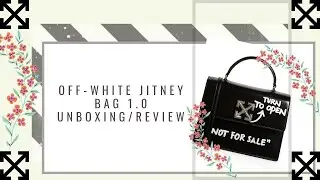 OFF-White Jitney crossbody bag 1.0 Unboxing/ Review + Try On