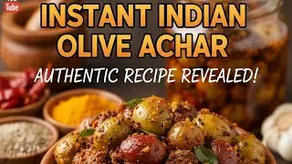 Sweet & Sour Olive Pickle Recipe 🥵🌶️ Jolpai er Achar recipe #olivepickle #jolpaiachar #jaitun 