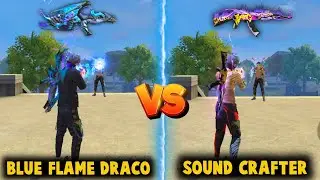 NEW SOUND CRAFTER AK VS BLUE FLAME DRACO AK DAMAGE ABILITY TEST | BEST AK SKIN - GARENA FREE FIRE