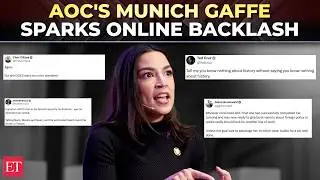'Made a fool out of herself': AOC called out by netizens after foreign policy fumble in Munich