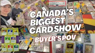 Our First Pokemon Card Show and biggest in Canada! (BUYER POV) - Vancouver, Canada