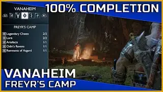 God of War Ragnar&ouml;k - Freyr's Camp (Vanaheim) - 100% Completion