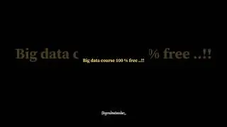 🔥 100% FREE Big Data Course | Learn Big Data & Data Science Free 💻📊