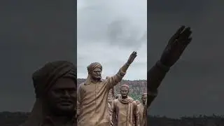 Ysr statue in ysr park in Kadapa district ￼