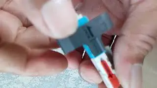 Installing SC Connector Butterfly to fiber optic wire