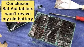 Revive dead battery using Bat Aid (not WORK)